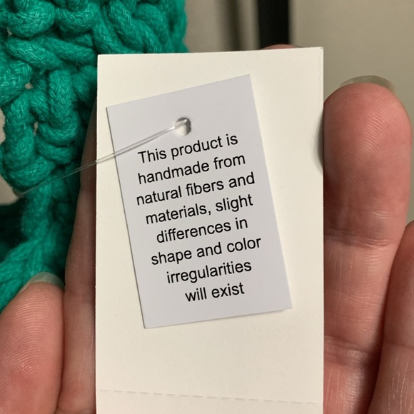 J.Crew Green Crochet Bag NWT - Picture 3 of 9